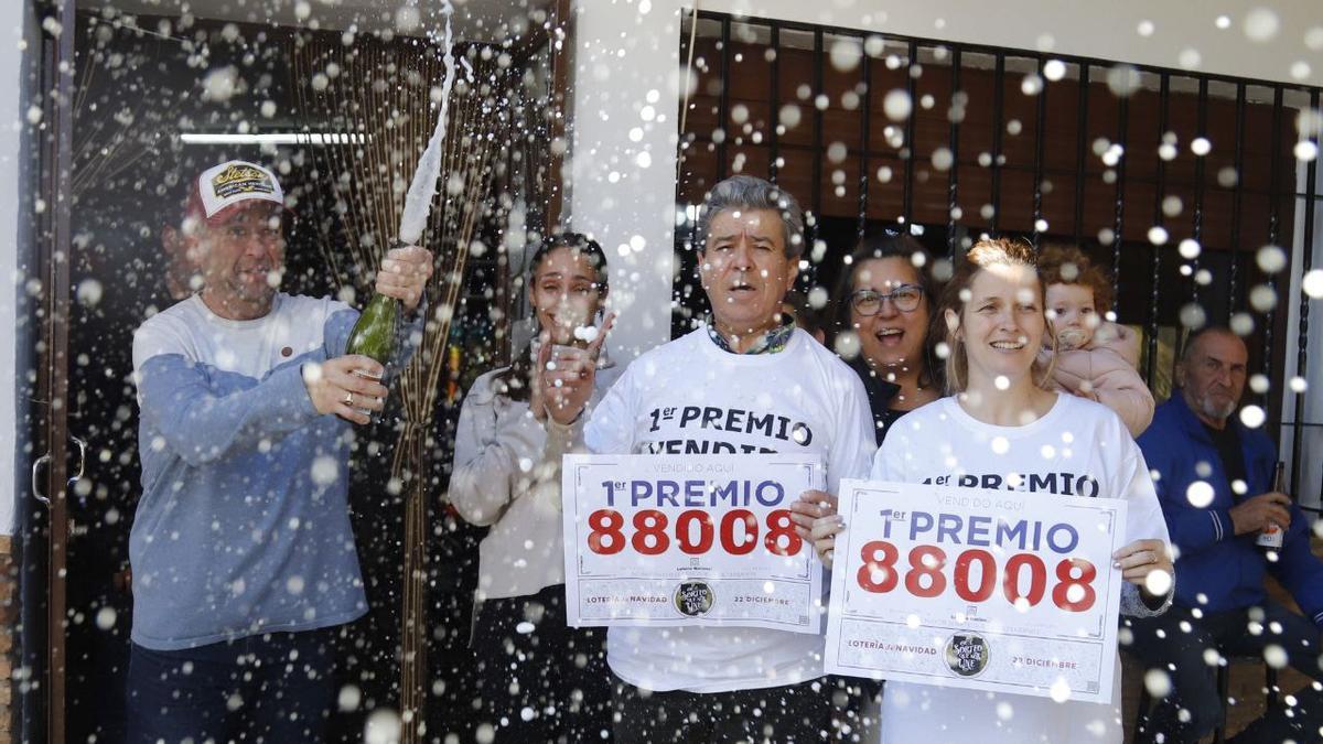 Villarrubia celebra El Gordo.