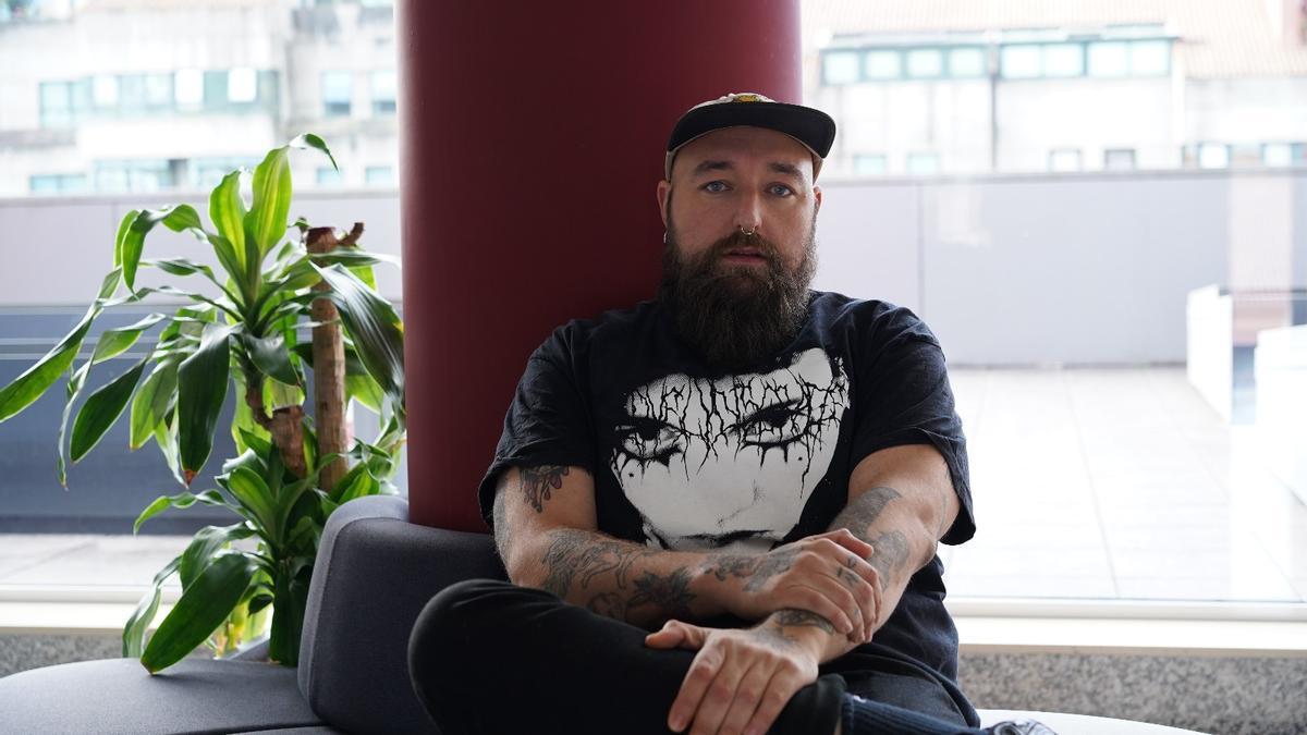 El artista vigués Kaixo