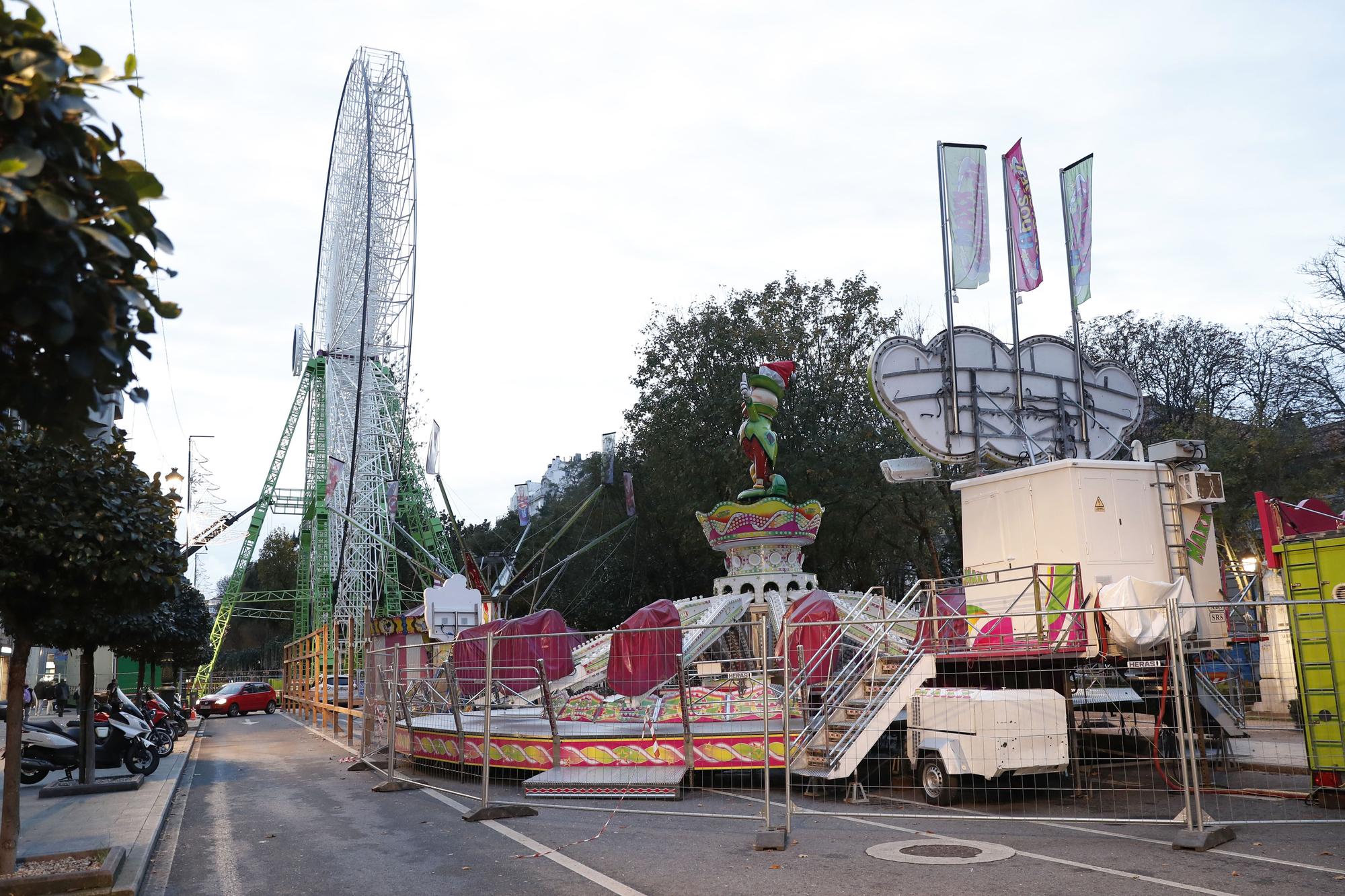 El montaje de la Navidad en Vigo encara sus últimos días