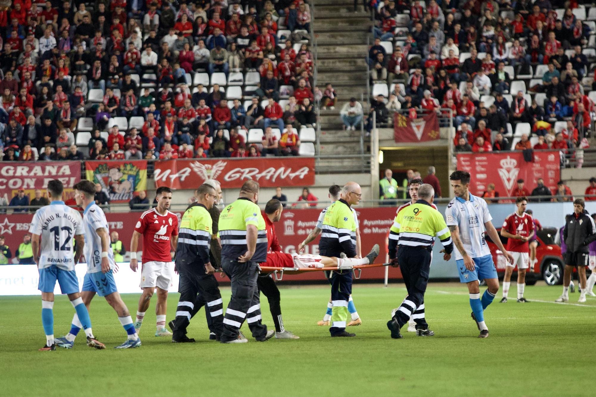 El Real Murcia - Málaga CF, en imágenes