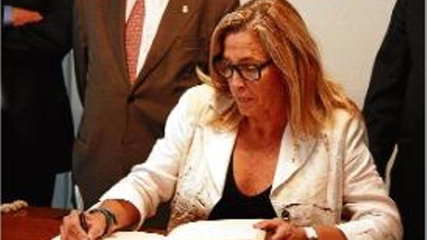 La vicepresidenta del Govern, Joana Ortega.