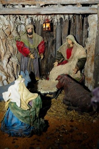 Belen Gigante en casa de Lorenzo, vecino de La Milagrosa