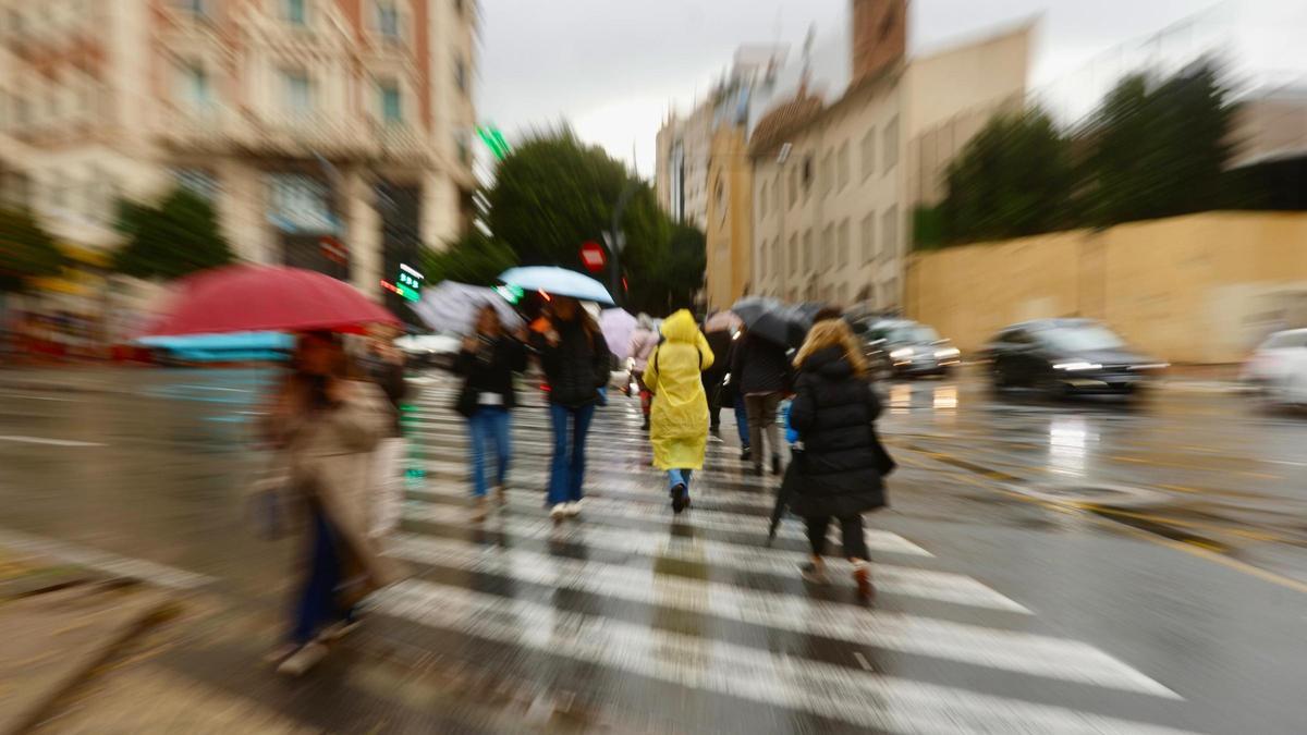 La borrasca Emilia deja una jornada de lluvias en València