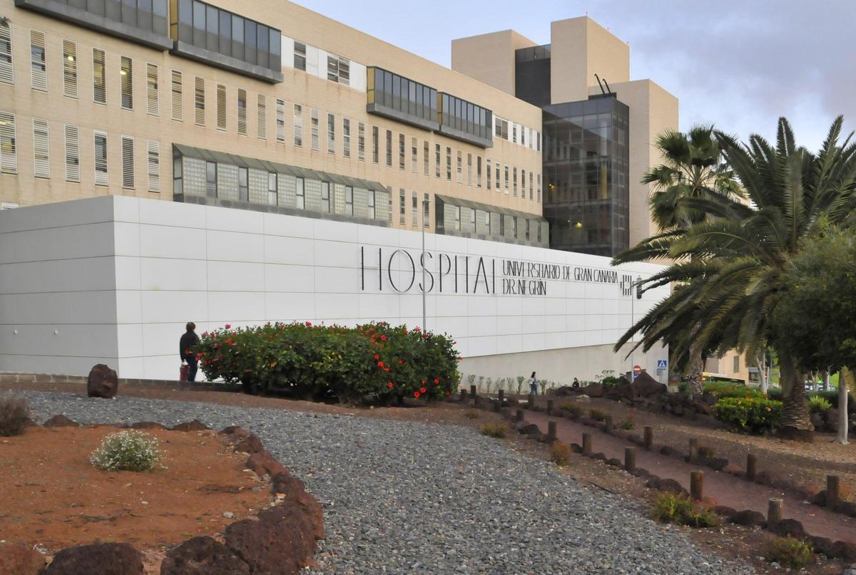 Fachada del Hospital Universitario de Gran Canaria Doctor Negrín.
