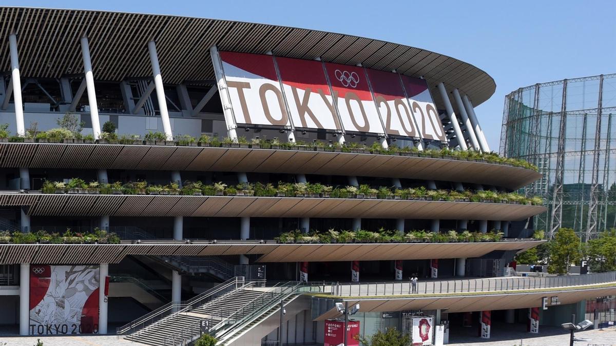 El estadio nacional japonés.