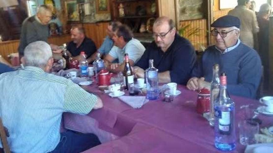 Reunión de exmineros en Quirós