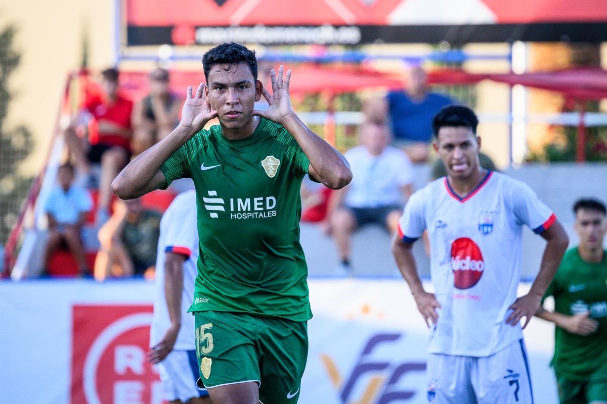 Jesús Hernández marcó uno de los goles de la victoria del Elche CF.