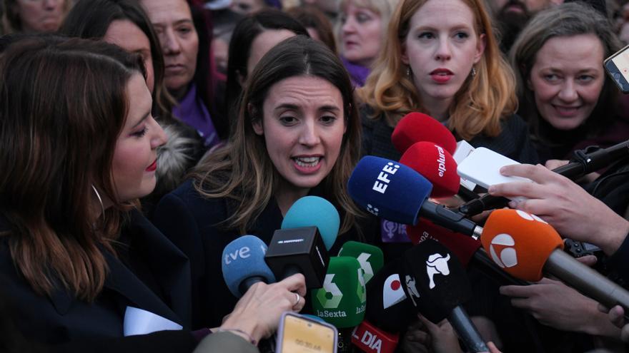 La ministra de Igualdad, Irene Montero