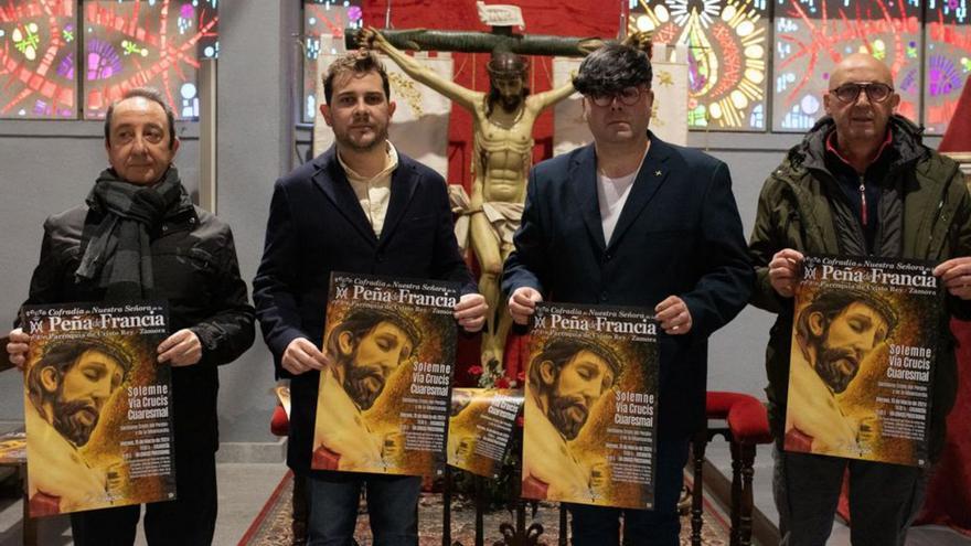 Una obra de Alejandro Pérez, cartel del viacrucis del Cristo del Perdón de Zamora