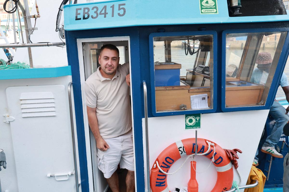 Viorel, a bordo del «Nuevo David».
