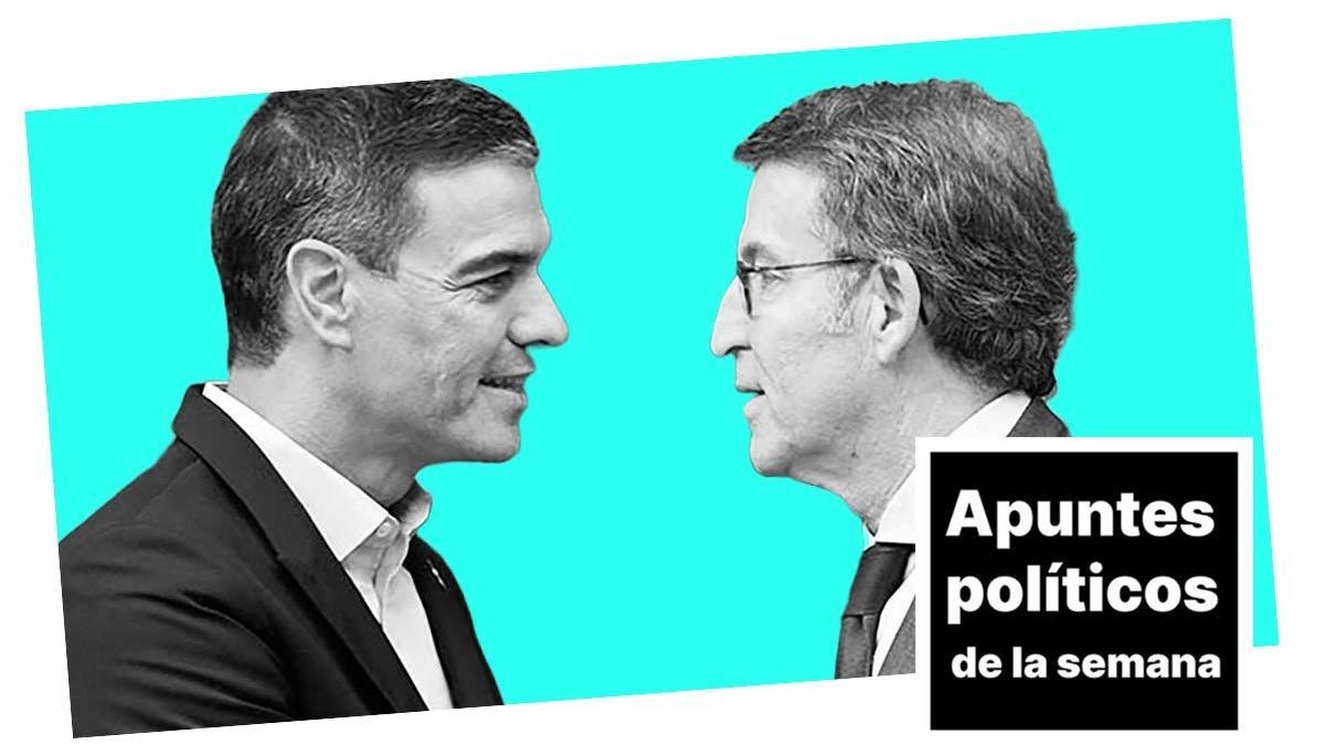 Apuntes politicos de la semana Sanchez y Feijó