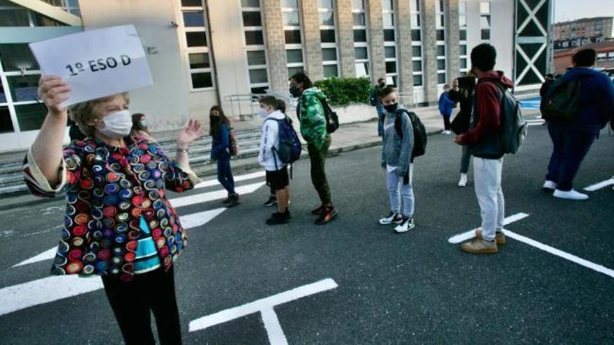 Así fue la vuelta a las clases de los alumnos de ESO y Bachillerato