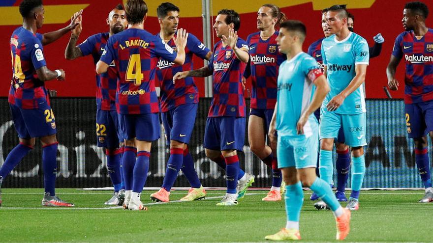 El Barça es va imposar dimarts al Leganés