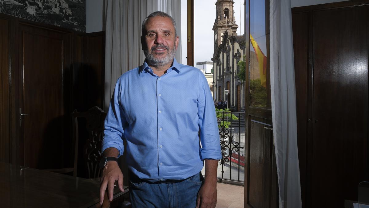 Alfredo Gonçalves, alcalde de Santa María de Guía.