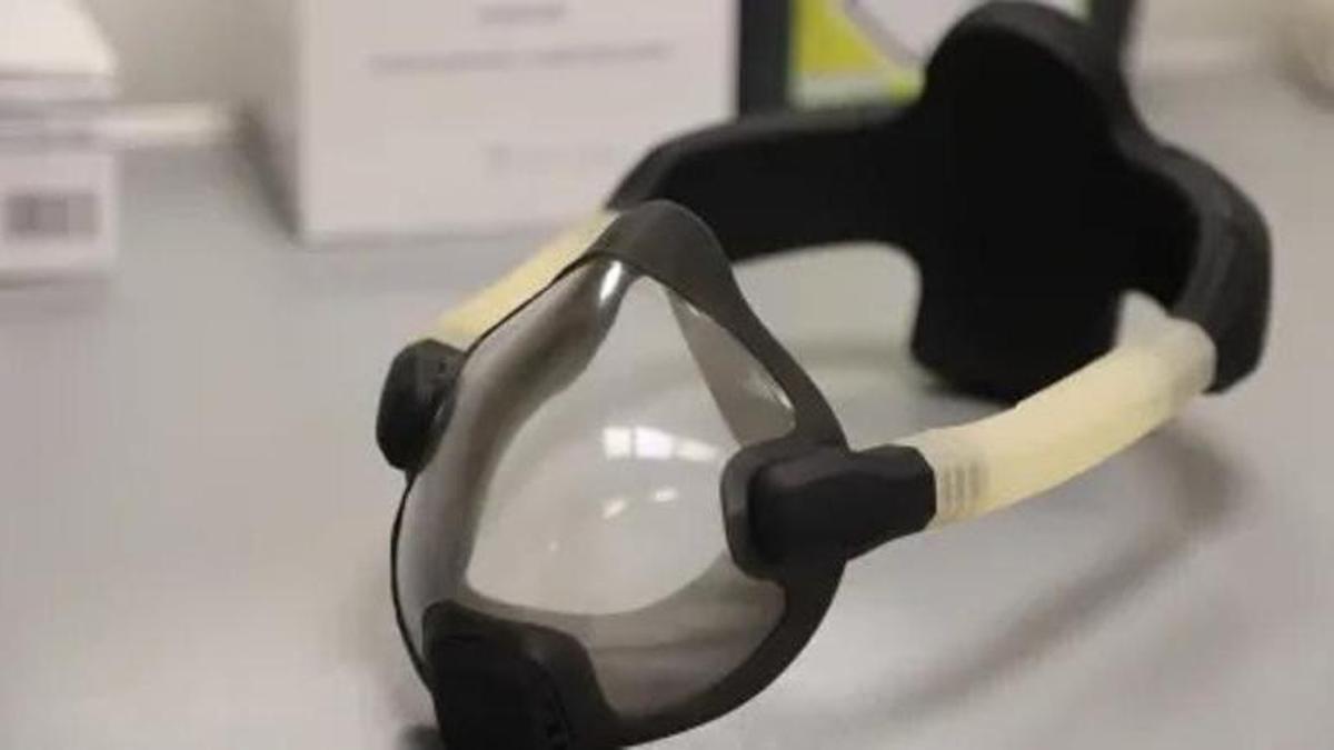 El prototipo de mascarilla que se investiga en el marco del proyecto europeo "Easy2reUse"