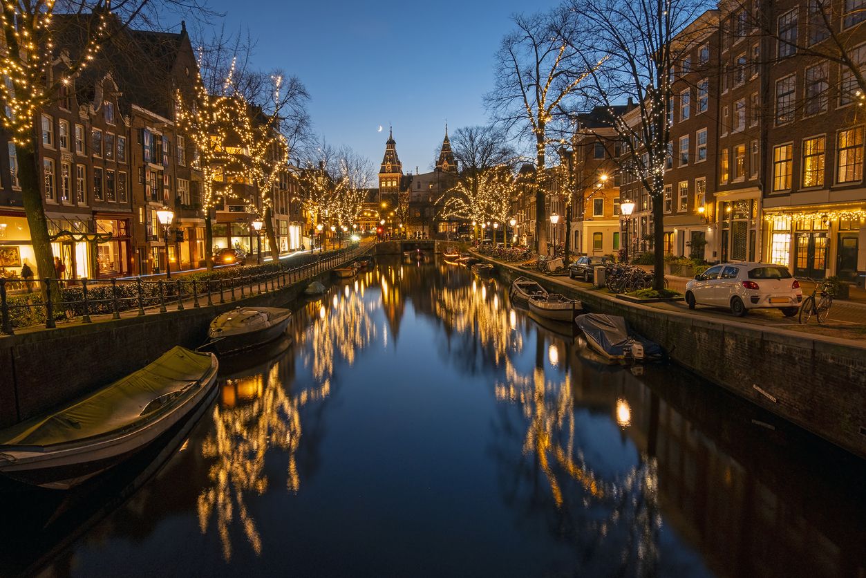 Ámsterdam en Navidad.