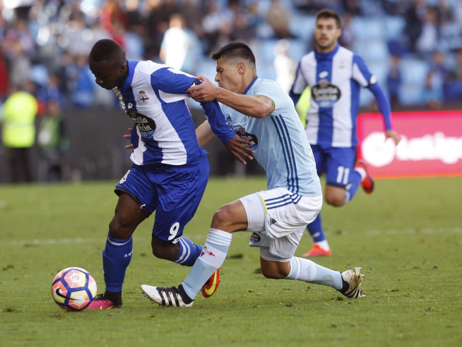 Mañana negra para el Dépor en Vigo ante el Celta