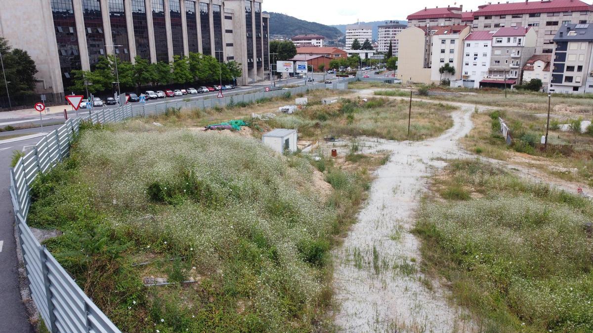 Terrenos donde irá el edificio de oficinas único de la Xunta