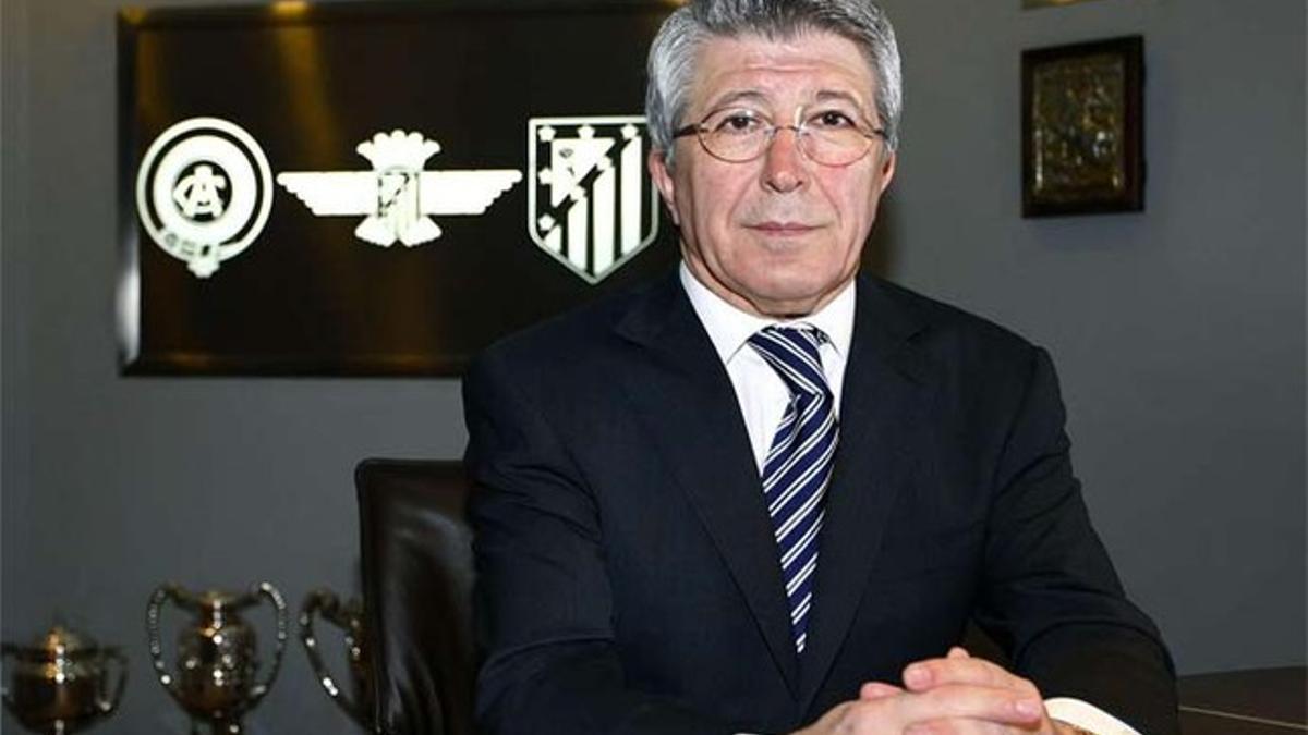 Enrique Cerezo, actual presidente del Atlético de Madrid