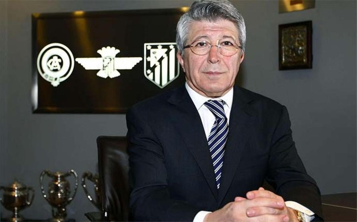 Enrique Cerezo, actual presidente del Atlético de Madrid