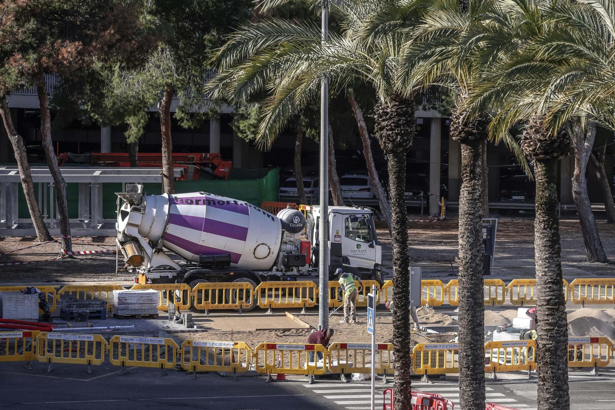 Großbaustelle Flughafen Mallorca