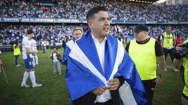 Rayco García, máximo accionista del CD Tenerife.  | ARTURO JIMÉNEZ