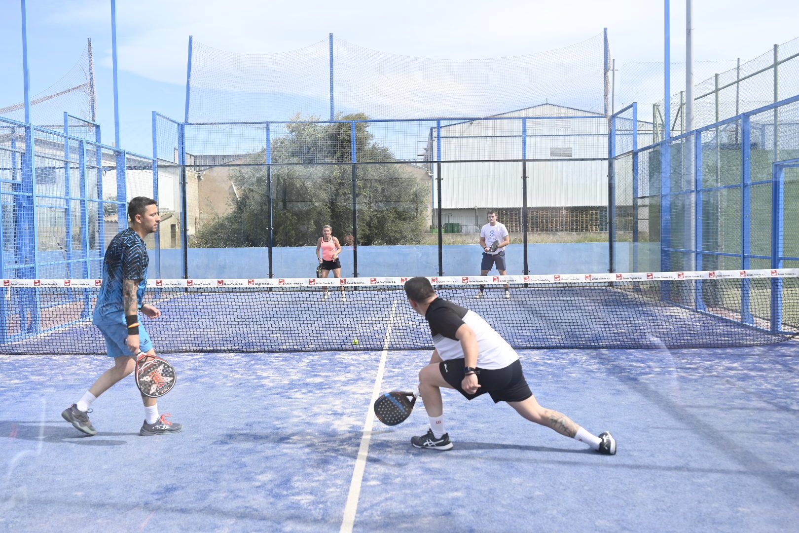 Las mejores imágenes de la jornada de pádel solidario de la Gaiata 15 en Castelló