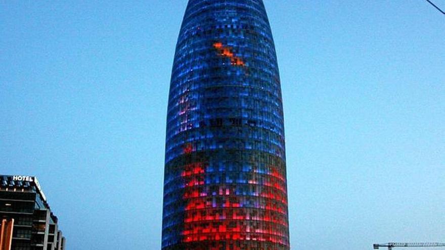 La Torre Agbar de Barcelona, on els propietaris volen obrir un hotel