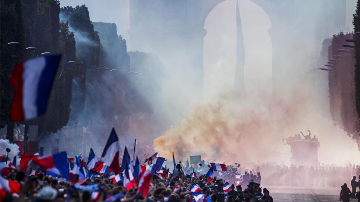 Francia festeja la conquista de su segundo Mundial