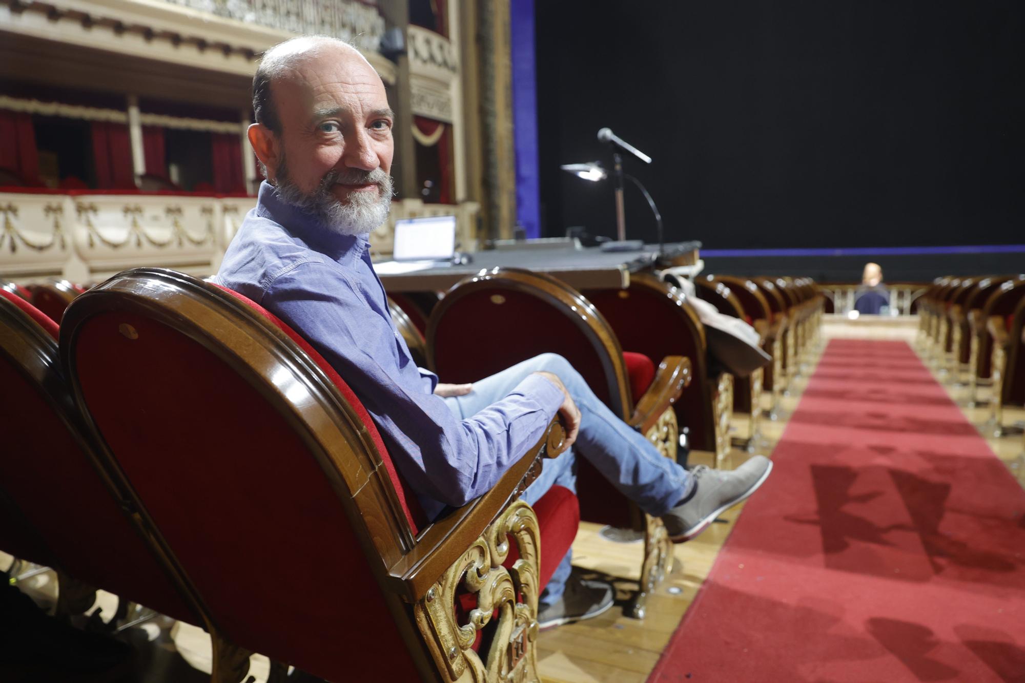 Ensayo de la ópera Don Giovanni en el teatro Campoamor