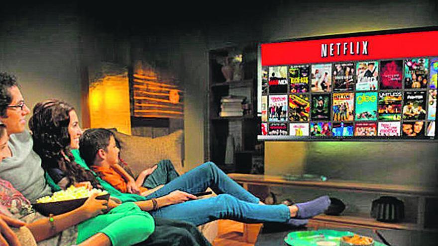 Netflix, manta y sofá