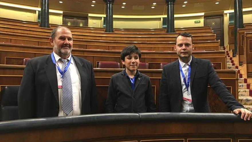 Yago Herrero lleva la voz de los niños al Congreso