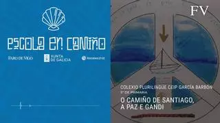 O Camiño de Santiago, a paz e Gandi