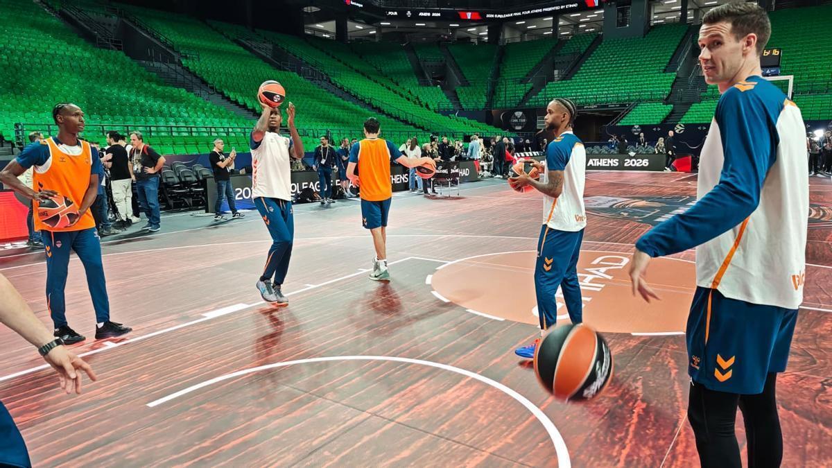 El Valencia Basket se prepara para su encuentro de Final Four en Atenas