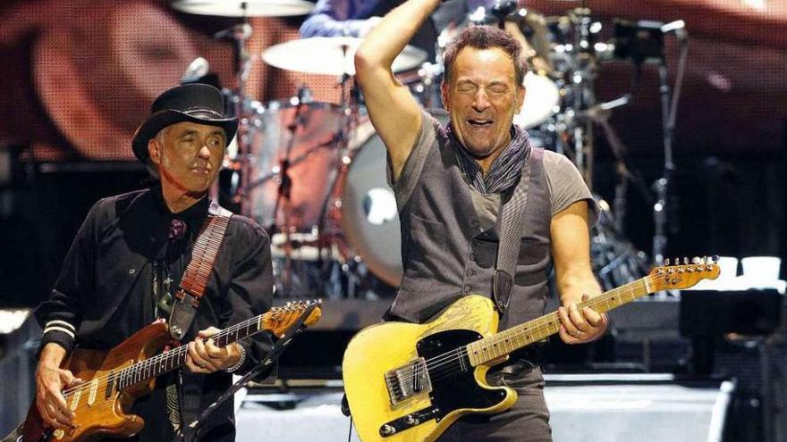 Bruce Springsteen, durante un concierto en Barcelona.