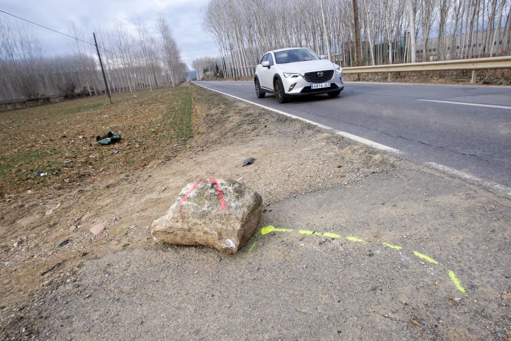 Accident de trànsit mortal a Sant Jordi Desvalls