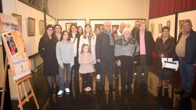La inauguración de la exposición.