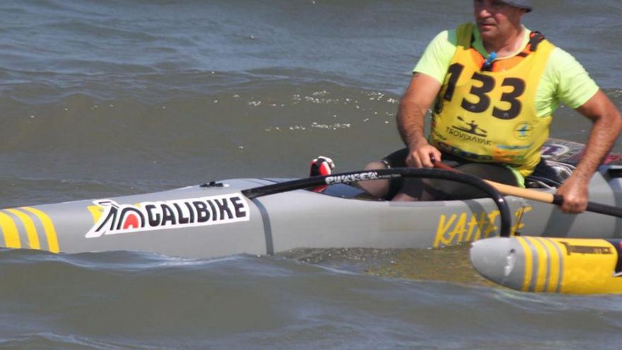 Eduardo Iglesias Otero, en la regata de Denia. | Cedida