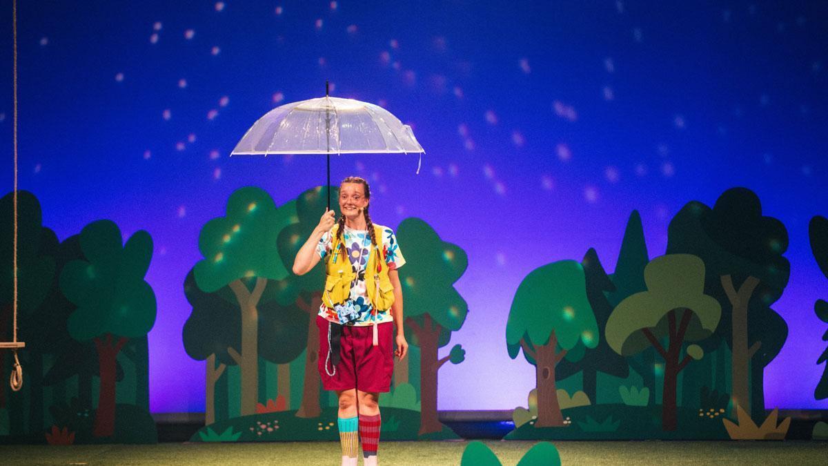 O espectáculo de Bibopalula, en directo.