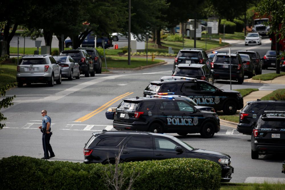 Varios muertos en un tiroteo en un periódico en Maryland