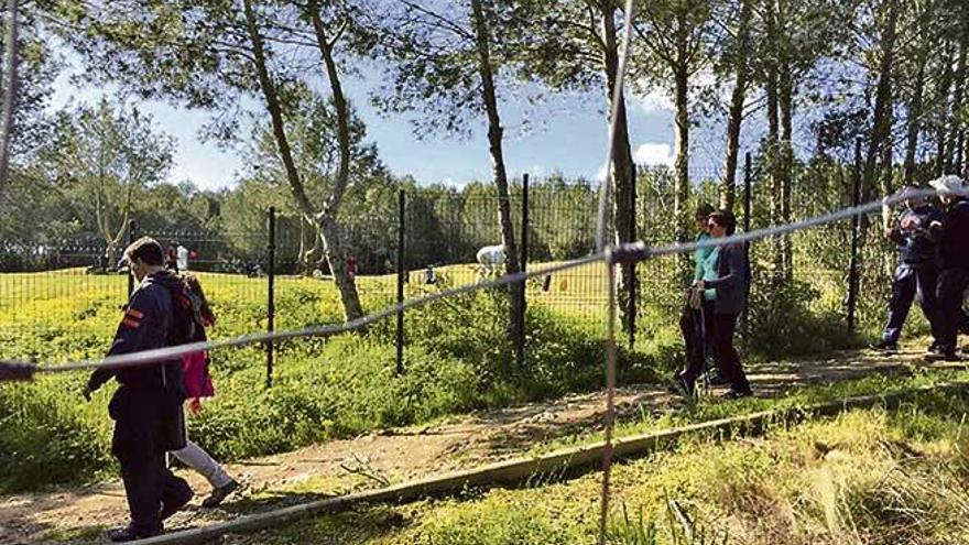 La nueva valla dejó encerrados a quienes iban por la ruta del colesterol.