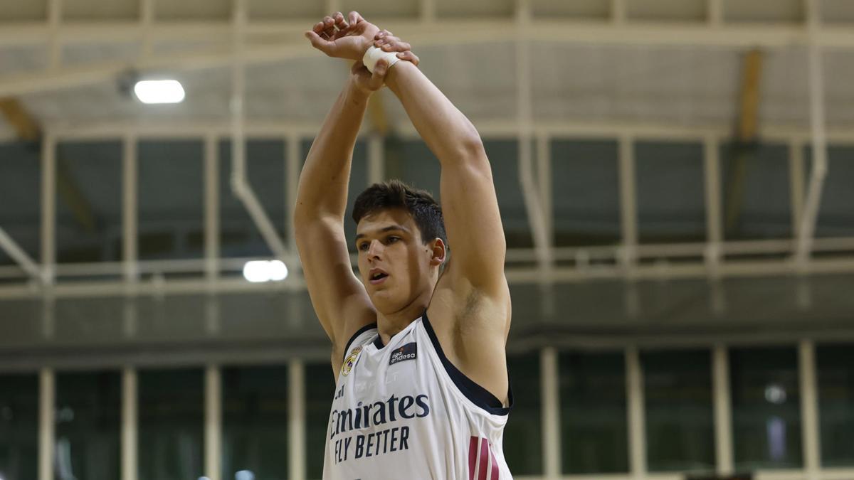 Jaime Pradilla, con el Real Madrid