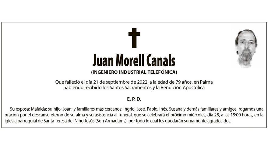 Juan Morell Canals