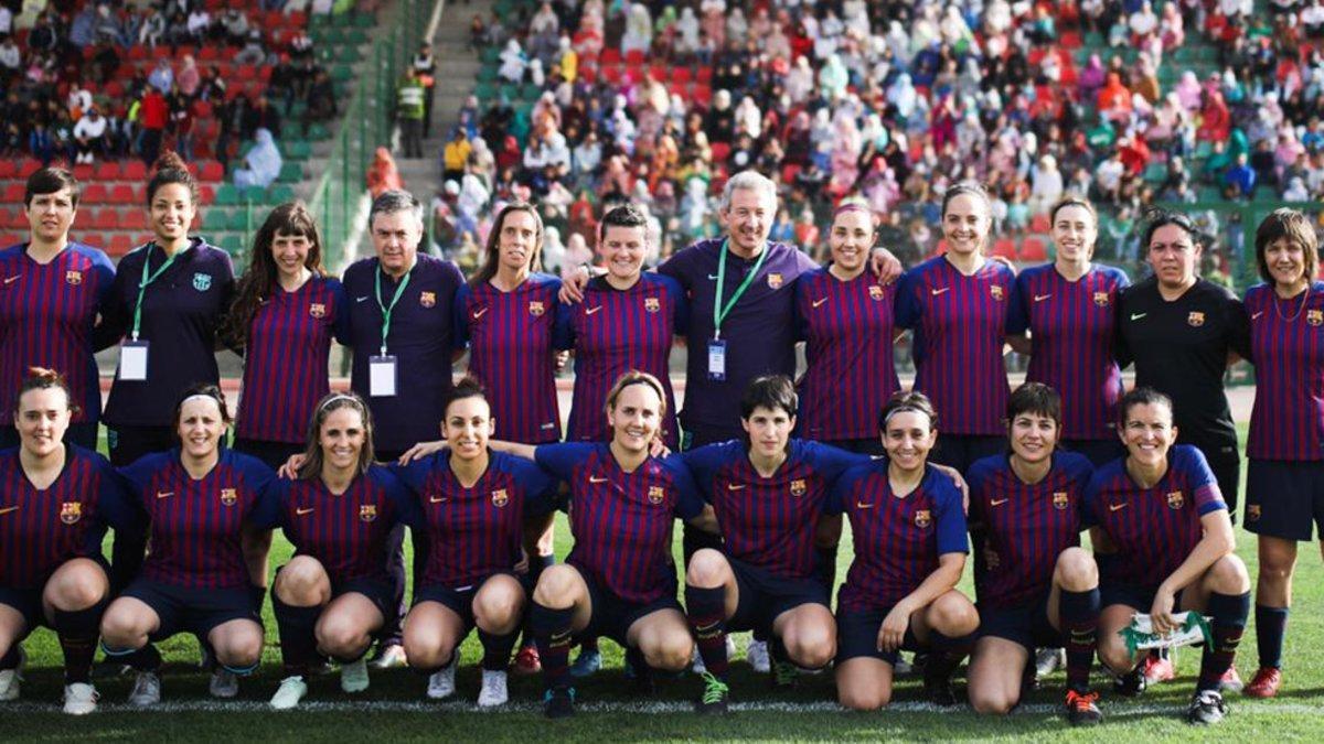 El equipo de la ABJ Femenino que ha jugado este sábado en El Aaiún (Marruecos)