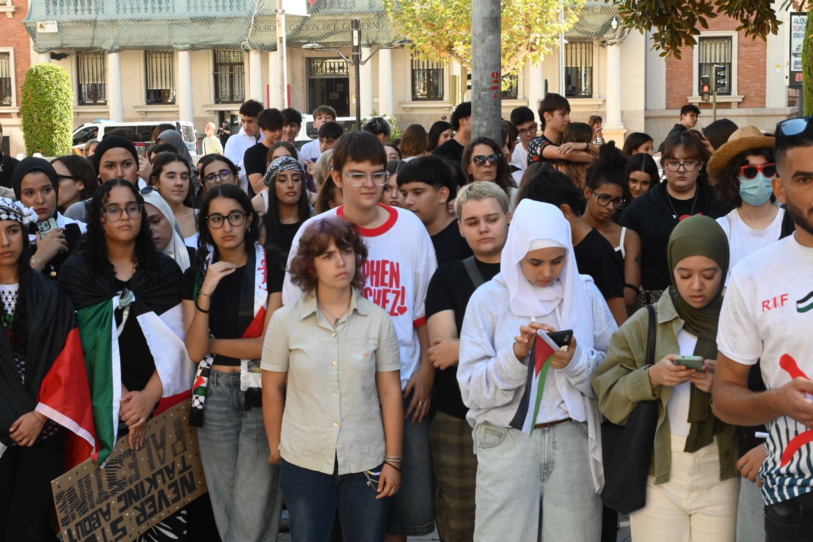 Galería de imágenes: Estudiantes de Castellón en protesta por Palestina