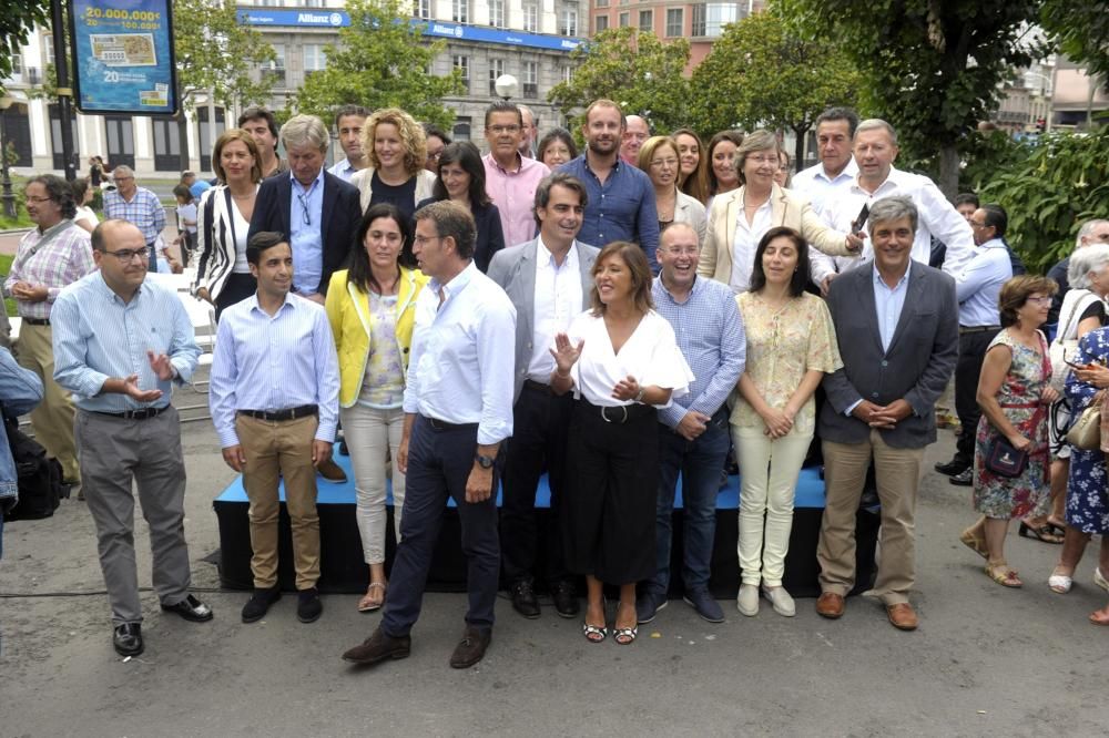 Feijóo presenta en A Coruña la candidatura del PP