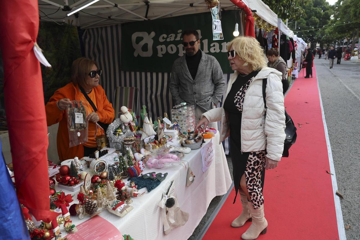 Uno de los puestos de venta en el mercado.
