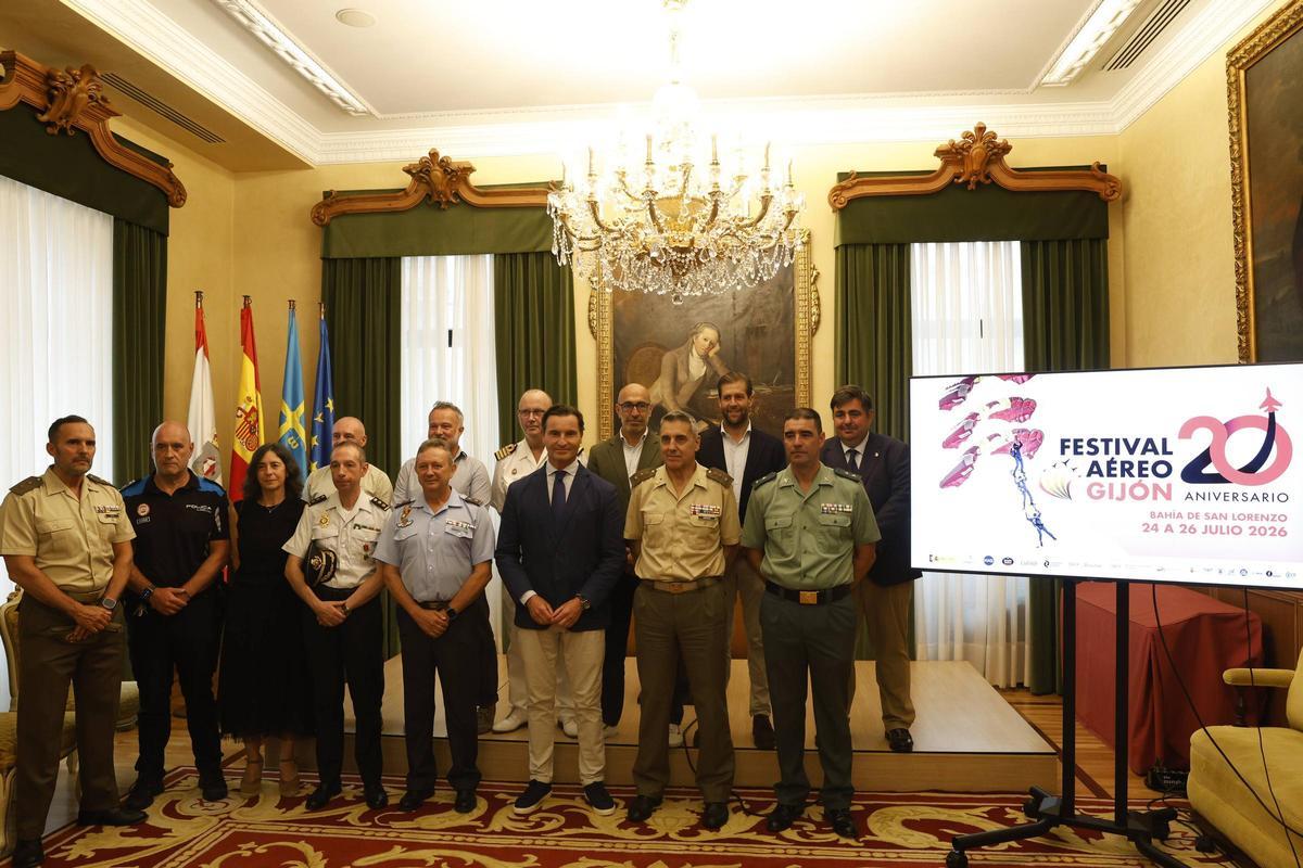 Presentación del XX Festival Aéreo de Gijón.