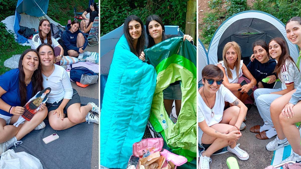 VÍDEO: las fans de Aitana duermen en tiendas de campaña para ver en primera a fila a su cantante favorita