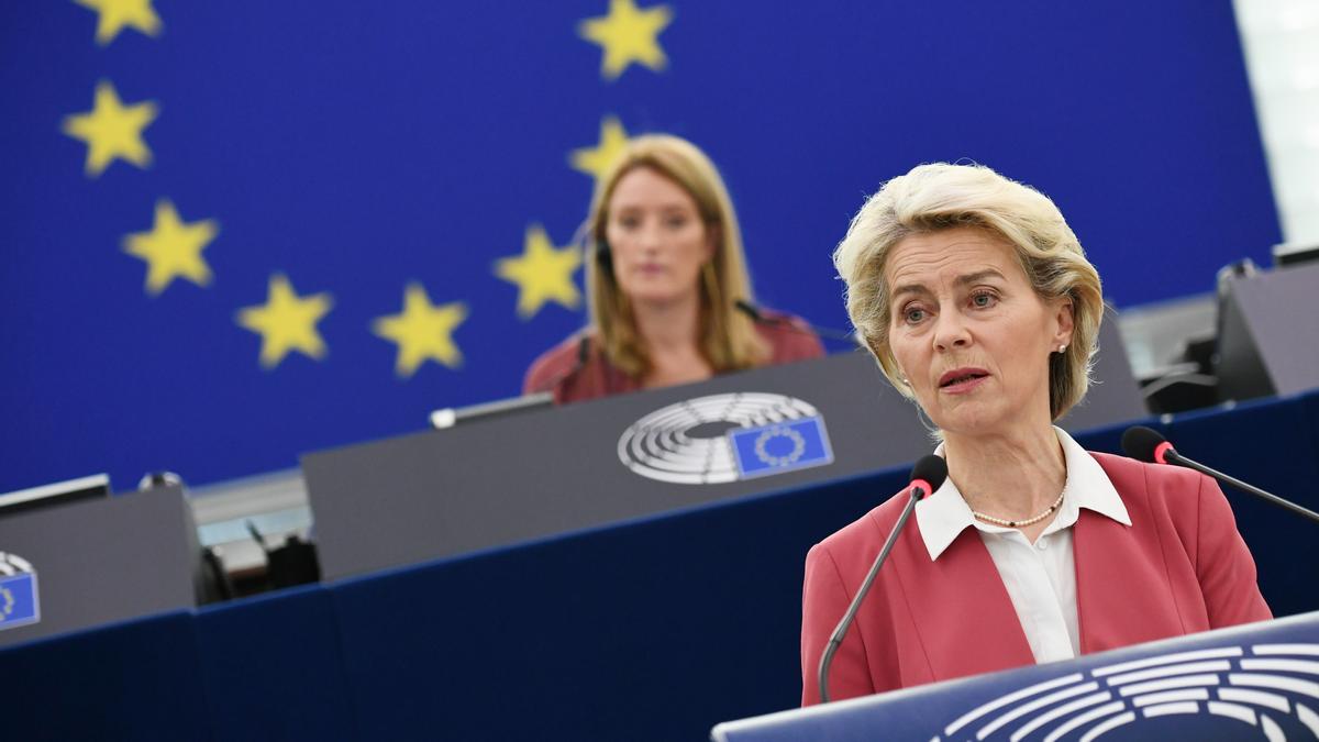 La presidenta de la Comissió Europea, Ursula von der Leyen